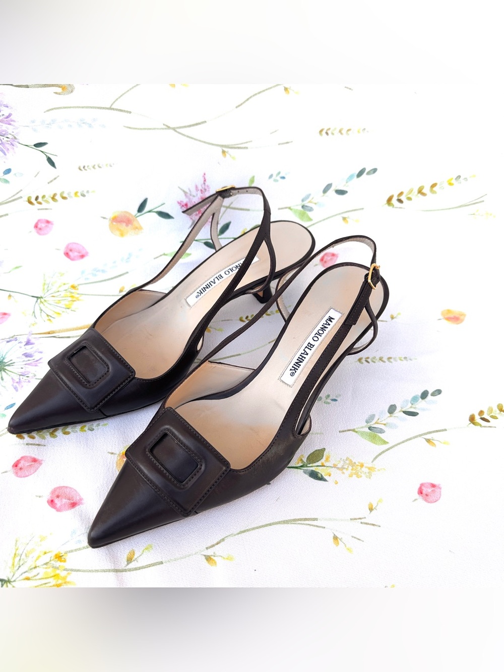 Manolo Blahnik Slingback Heels